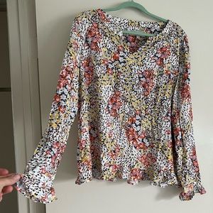 Loft brand floral blouse, XL